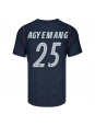 Moške Nogometnih dresov Združene države Patrick Agyemang #25 Gostujoči SP 2026 Kratki rokavi Moške Nogometnih dresov Združene države Patrick Agyemang #25 Gostujoči SP 2026 Kratki rokavi
